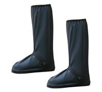 MiOYOOW Copriscarpe Impermeabili Alto 42cm, Sovrascarpe Antiscivolo con Cerniera Laterale, Ghette Riflettenti per la Pioggia, per Ciclismo, Moto e Attività Outdoor