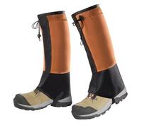 MiOYOOW Ghette Impermeabili per Trekking, 2 Pezzi Regolabili Ghette da Esterno, Ghette per Gambe Portatili Antigelo con Striscia Riflettente, per Sci, Montagna, Neve, Camminata, Caccia Pesca