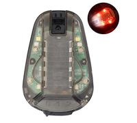 MiOYOOW Lampada tattica per casco, luce stroboscopica IR tattica a scatto per un'avventura di salvezza rapida in pieno aria (senza batteria)