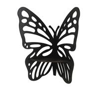 MiOYOOW Mensola Angolare, Mensole Galleggianti a Forma di Farfalla in Legno, Scaffale ad Angolo da Parete per Camera da Letto Bagno e Cucina, Decorazione per la Casa