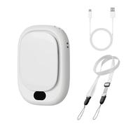 MiOYOOW Mini Ventilatore Portatile da Collo, Ventola Regolabile 4 Velocità Display LED, Aeratore Leggero Batteria Lunga Durata, per Viaggio, Campeggio, Ufficio e Casa