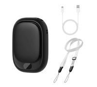 MiOYOOW Mini Ventilatore Portatile da Collo, Ventola Regolabile 4 Velocità Display LED, Aeratore Leggero Batteria Lunga Durata, per Viaggio, Campeggio, Ufficio e Casa