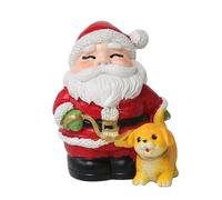 MiOYOOW Natalizie Piccole Statuette Decorative, Ornamenti Statuine a Forma di Pupazzo di Neve Babbo Natale, Statuette Regalo da Tavolo Decorazione, per L'arredamento della Casa Durante Le Feste