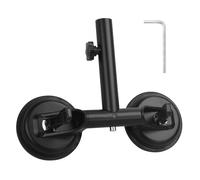 MiOYOOW Porta Asta Bandiera, Portabandiera Parete con Doppia Potente Ventosa, Supporti per Asta Staccabile, per Camion, Rimorchio, Yacht, Cortili, Balconi, Strade