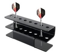 MiOYOOW Porta Freccette, 8 Slot per Alette Supporto per Freccette in Acrilico, Esposizione Compatto Freccettes, per la Sala Giochi di Casa, Presentazione, Stoccaggio