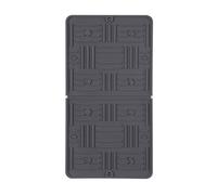 MiOYOOW Scolapiatti Stoviglie, Tappetino di asciugatura pieghevole in silicone, tappetino isolante cucina, tappetino di alimentazione per animali domestici (25×47/40×50 cm)