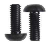 MiOYOOW Set di 2 Bulloni Porta Tanica, M5 X 12 Viti a Testa Conica in Lega di Titanio, Resistenti Viti Serbatoio Acqua Bulloni per Porta Borraccia da Bicicletta