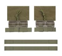MiOYOOW Sgancio Rapido per Gilet, Set di Fibbie per Rimozione di Gilet 1000D Molle con Chiusura a Gancio e Anello per JPC NCPC