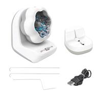 MiOYOOW Spinner Elettrico per Perline, Macchina USB per Perle Automatica con 3 Aghi per Perline, Filatore Elettrica per la Creazione di Gioielli Braccialetti Bracciali Fai da Te