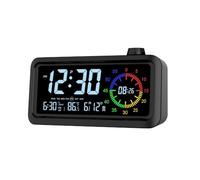 MiOYOOW Sveglia Digitale, Orologio da Comodinoa a LED con 4 Colori Orologi e 60 Minuti Countdown Timer, 3 Sveglie di Snooze e Visualizzazione della Temperatura per Casa Camera da Letto Ufficio