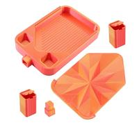 MiOYOOW Vassoio Diamante Multifunzione con Imbuto, Supporto Pittura Strass con Coperchio, Piastra Strass Design Colore, per Pittura Diamante, Fai da Te e Artigianato