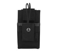 MiOYOOW Walkie Talkie - Borsa per dispositivi radio, per walkie talkie, a due vie, per caccia, campeggio, escursionismo, pesca, Nero , Classique