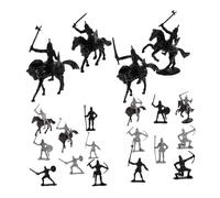 Mipcase 1 Set Di Cavalleria Statuine Di Cavalieri Per Figure Giocattolo Di Soldati Romani Soldatini Romani Figura Del Cavaliere Miniature Medievali Plastica