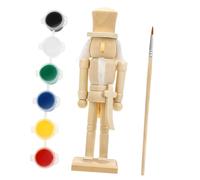 Mipcase 1 set Marionette per Natale Kit DIY per Soldatini Nutcracker da Decorazioni Natalizie Adorabili e Divertenti per Giocattoli Creativi e Decorazioni da Te