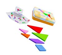 Mipcase 1 set Puzzle Legno Tangram Educativo con Variabili per Sviluppo e Creatività per Regali