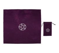 Mipcase 1 Set Tovaglia per Tarocchi Morbido con Design per e Giochi Carte Accessorio per Consulenti e Astrologi Atmosfera