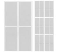 Mipcase 10 fogli Etichette Adesive Grandi Bianche Stickers Scritti Mano per Organizzazione Casa e Scuola Etichette Autoadesive per Vestiti Quaderni e Oggetti Facili da Applicare e