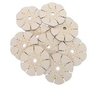 Mipcase 10 Pezzi Disco di Intreccio in Legno per Braccialetti Amiche, 8 | Lavorazione Stabile, Evita lo Scivolamento dei Fili, Leggero e Portatile, per Scuola e Attività All'aperto