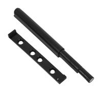 Mipcase 10 Pezzi Meccanismo a Spinta per Apertura Cassetti e Sportelli Armadio, Rimbalzatore Invisibile in Plastica Nera, Dimensioni 12,5x1,2x0,75 Cm, per Mobili Moderni e Armadi