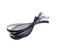 Mipcase 10 Pezzi Nastro Protettivo Autoadesivo per Bordi Racchetta da Tennistavolo Nero e Blu Resistente agli Urti e Facile da Applicare Protezione Anti-Danno per Racchette da