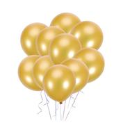Mipcase 10 pezzi Palloncini Decorativi in Lattice Matte da Palloncini Rotondi Dorati per Festa Compleanno e Matrimonio Addobbi Eleganti per Celebrazioni