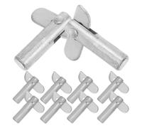 Mipcase 10 Pezzi Perni di Bloccaggio Zincati per Ponteggi a Portale, Accessori per Fissaggio Staffa Mensola e Guardrail, Perni di Saldatura Staccabili per Edilizia, Componenti di