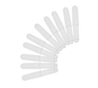 Mipcase 10 Pezzi Portarotolo con per Igienica Asta Ricambio in Plastica Antiscivolo Rotolo per Bagno Sostituzione Facile e Veloce