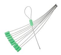 Mipcase 10 Pezzi Sigilli di Sicurezza per Cavi in Acciaio Chiusura Autobloccante, Etichette Antimanomissione Regolabili per Spedizioni, Guarnizione per Container, Rimorchi e Logistica