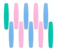 Mipcase 10 pezzi Spremi Tubetto Dentifricio Luminoso in Manuale Antispreco per Viaggio e Casa Accessorio Pratico per Crema Mani e Cosmetici in Tubetto Colore Casuale Colore Casuale