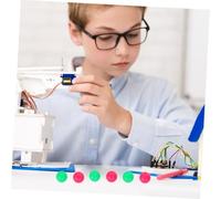 Mipcase 100 Pezzi Palline Colorate in Plastica per Apprendimento Montessori Stem Palline Vuote Leggere per Contare e Giochi Educativi Compatibili con Laboratorio