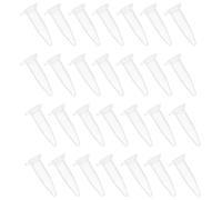 Mipcase 100 Pezzi Provetta da Centrifuga per Analisi Emocitometrica, Tubo di Plastica Pp 1,5ml per Raccolta Campioni e Determinazioni del Plasma, Confezione