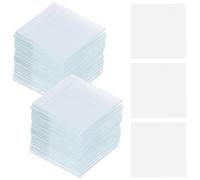 Mipcase 1000 Coprioggetto in Vetro Trasparente Quadrati 20x20mm per Microscopio, Pre-puliti Bordi Lisci per Manipolazione Sicura, Set Professionale per Laboratorio di Analisi Scientifiche