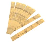 Mipcase 1000 Pezzi Custodie per Bacchette in Carta Kraft Usa e Getta Design Pergamena Qingming, Sacchetti Igienici Riutilizzabili per Sushi e Ristoranti, Eleganti e Facili da Trasportare