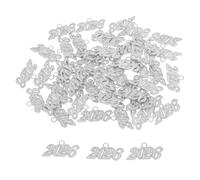 Mipcase 100pezzi Ciondoli Nappe per Laurea Ciondoli in Lega Numeri per Artigianato per Cappelli da Laurea e Braccialetti Accessori per Creazione di Gioielli