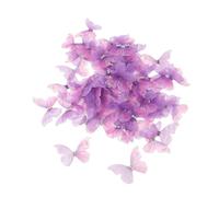Mipcase 100pezzi Fermaglio Farfalla in Tulle Strass per Capelli Accessorio per Capelli Farfalla per Costumi Natalizi per Donne e Adolescenti per Cosplay e Abbigliamento Cinese Han