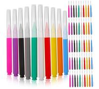 Mipcase 100Pezzi Scovolini Interdentali Colorati per Denti Spazzolini Portatili per Viaggi e Apparecchi Ortodontici
