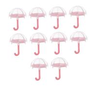 Mipcase 10pezzi Scatola Creativa Per Ciglia Finte Forma Di Ombrello Scatola Di Immagazzinaggio Multi-funzione Per Ciglia Finte Caramelle e Piccole Cose