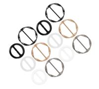 Mipcase 12 Pezzi Fermagli Per Sciarpa A Doppia Faccia Bottoni In Metallo Fermagli Per Vestiti Per Magliette Di Seta