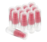 Mipcase 12 pezzi Mini Bottiglie Trasparenti da Viaggio con Pompa Contenitori Ricaricabili per Lozioni Sieri e Bottiglie Pet per Cosmetici Liquidi Conforme Regole Bagaglio Mano
