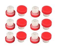 Mipcase 12 Tappi Per Bottiglie e Bevande in Plastica e Silicone Riutilizzabili Chiusura Ermetica Per Conservare Gusto Colore Casual Set Da 12 Pezzi