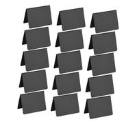 Mipcase 15 pezzi Lavagne Segnaposto Tavolo in PVC Doppia Faccia Mini Lavagne Scrivibili e Cancellabili per Eventi Buffet e Messaggi Desktop