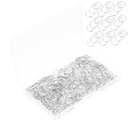 Mipcase 150 pezzi Graffette Metalliche Mini Clip Pratiche per Ufficio e Casa e Resistenti per Documenti e Organizzazione Carta