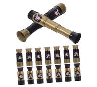 Mipcase 16pezzi Telescopio Tubo Singolo Di Portatile Per Decorazioni Bomboniere e Accessori Da Pirata Piccolo Telescopio Monoculare Per Feste Tema