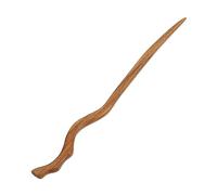 Mipcase 1pezzi Bastoncino Per Capelli in Legno Scuro Bacchetta Elegante Per Capelli Forcina Semplice in Legno Lucidato Per Donne e Occasioni Speciali