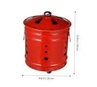 Mipcase 1pezzi Inceneritore Di Banconote in Di Qualità Secchio Bruciante Per Combustione Efficiente Saccheggio Di e Rifiuti Da d Aria