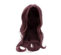 Mipcase 1pezzi Parrucca Lunga e Riccia in Chimica Copricapo Tinta per Donna per Cosplay Feste e Halloween Facile da Indossare