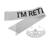 Mipcase 1Set Tiara e Fascia con Design per Compleanno e Celebrazioni Addio Comfort e per Ogni Occasione
