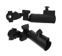 Mipcase 2 Ombrelli ABS Regolabile per Carrelli Bici Passeggini e Sedie Spiaggia Supporto Resistente al Vento e Facile Installare per Accessori Golf e Outdoor