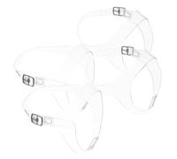 Mipcase 2 Paia Adjustable Transparent Invisible Ankle Straps For High Heels Loose Shoe Belts Tpu For Secure Walking And Quick Application