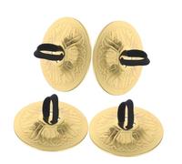 Mipcase 2 paia Cimbali Rame per Danza Del Ventre Strumenti Musicali per Percussione Creativa per Sviluppare Ritmo e La per Interazione Genitore